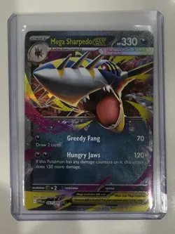 Pokemon Phantasmal Flames - Mega Sharpedo EX Lot (1 Full Art 113/094 & 1 EX 061/ - Image 4