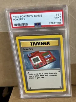 1999 POKEMON GAME BASE SET #87 POKEDEX PSA 9 MINT - Image 1