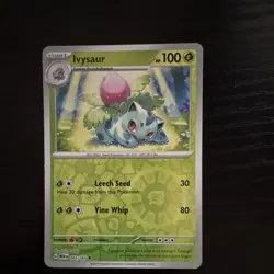 Pokemon Ivysaur 002/165 Sv: Scarlet & Violet 151 Reverse Holo Uncommon 100HP - Image 1