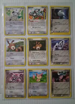VTG Pokemon Lot Variants Collection Binder Base E-reader Gym Rocket EX Dimond - Image 3
