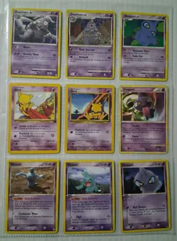 VTG Pokemon Lot Variants Collection Binder Base E-reader Gym Rocket EX Dimond - Image 5