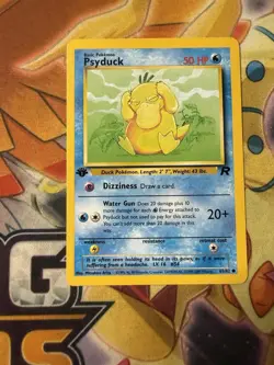 1st Edition Psyduck 65/82 - Team Rocket - Common - Pokemon - NM - Image 1