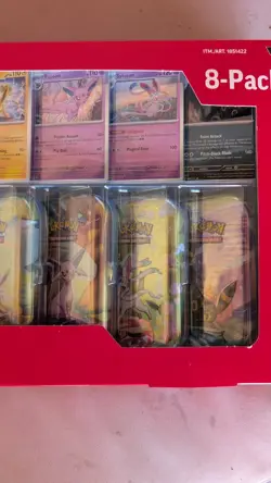 Pokemon TCG: Prismatic Evolutions 8-Pack Mini-Tin Set |Costco| Sealed - 🔥 - Image 4
