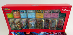 Pokemon TCG: Prismatic Evolutions 8-Pack Mini-Tin Set Costco Exclusive Sealed - Image 1