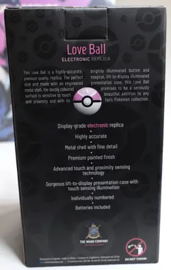 Pokemon Center Love Ball Full Size Replica By The Wand Company New Sealed - Image 5