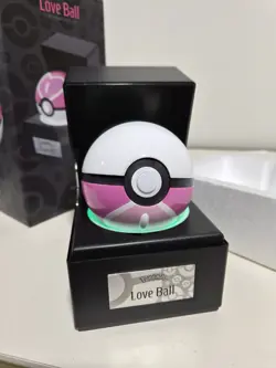 Pokemon Center Love Ball Full Size Replica By The Wand Company New - Image 3