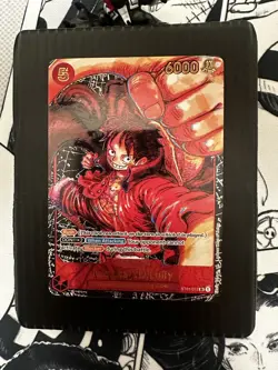 One Piece TCG Monkey D Luffy SR Alt Art Awakening Of New Era English ST01-012 - Image 1