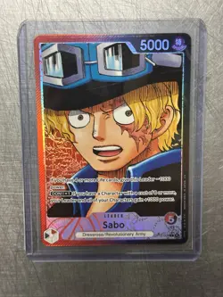 One Piece TCG OP13-004 Sabo Alt Art Leader AA Card Game CCG English - Image 1