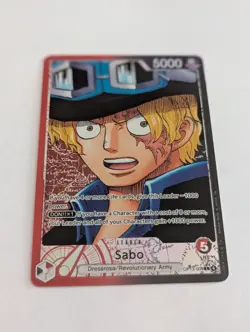 One Piece TCG OP13-004 Sabo Alt Art Leader AA Card Game CCG English - Image 1