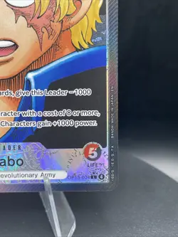 One Piece TCG OP13-004 Sabo Alt Art Leader AA Card Game CCG English - Image 4