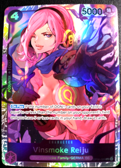 Vinsmoke Reiju OP06-069 SR ONE PIECE Tcg Card Game NM PURPLE - Image 1