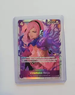 Vinsmoke Reiju OP06-069 SR English Near Mint NM Pack Fresh One Piece TCG - Image 1