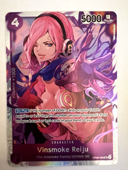 Vinsmoke Reiju Super Rare OP06-069 One Piece TCG English SR NM - Image 1