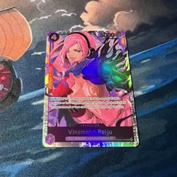 English PRB01 Vinsmoke Reiju OP06-069 One Piece Card Game TCG Super Rare SR NM - Image 1