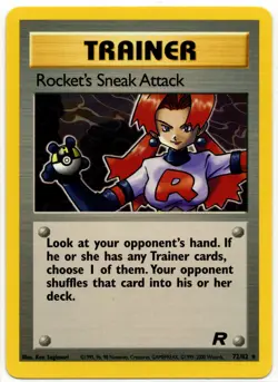 Pokemon - Team Rocket Rocket's Sneak Attack 72/82 NM - Image 1