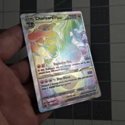 Charizard VStar OC Miscut Error Rainbow Secret Rare Pokemon Card 174/172 - Image 3