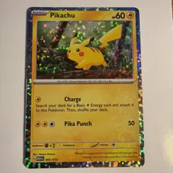 Pokemon Pikachu 002/015 McDonald's 2024 Promo Holo English Card - Image 1