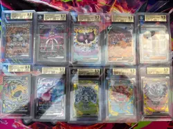 Pokemon 10x Graded Card Lot All Get Mint Bgs 9.5 SAR’s Lot#9 - Image 1