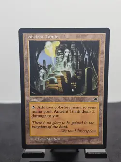 4x Ancient Tomb (Tempest) - 2 LP & 2 MP - MTG Magic the Gathering - Lot of 4 - Image 5