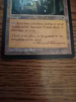 1x Ancient Tomb (Tempest) MTG Excellent Condition Never Played - Image 3