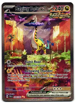 Raging Bolt ex 208/162 - Temporal Forces Pokemon TCG - M/LP Card - Image 1