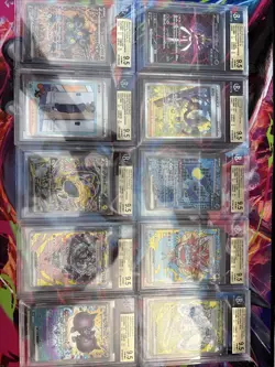 Pokemon 10x Graded Card Lot Gem Mint Bgs 9.5 All SAR Lot#10 - Image 1