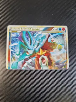 2010 Pokemon Suicune & Entei Top Legend Piece 94/95 Unleashed Ultra Rare Holo - Image 1