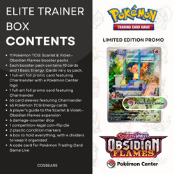 Obsidian Flames ETB - Pokemon Center - Elite Trainer Box - New & Sealed - Image 2