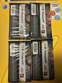 Pokemon TCG Sword & Shield Base Booster Pack Lot of 4 - Zacian & Zamazenta - Image 2