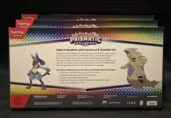 NEW-PokemonPrismatic Evolu Lucarioex & Tyranitarex Premium Collection Lot Of 4!! - Image 2