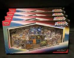 NEW-PokemonPrismatic Evolu Lucarioex & Tyranitarex Premium Collection Lot Of 4!! - Image 3
