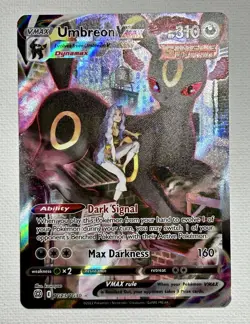 Umbreon VMAX TG23/TG30 Full Art Trainer Gallery Holo Ultra Rare Pokemon TCG NM++ - Image 1