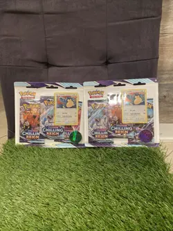 Pokemon Chilling Reign 3 Packs Blister Set Of 2 Factory Sealed 820650808500 - Image 1