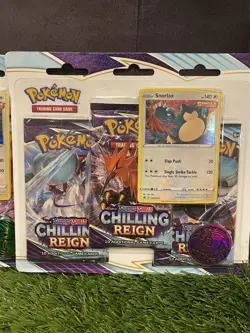 Pokemon Chilling Reign 3 Packs Blister Set Of 2 Factory Sealed 820650808500 - Image 4