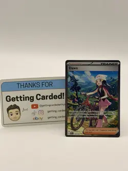 TRAINER - Dawn 129/094 SIR ~ Mint/NM Phantasmal Flames 2025 Full Art Pokemon TCG - Image 3