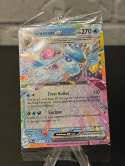 Pokemon TCG Sealed Stamped Holiday Calendar Promo Glaceon Ex PRE 026/131 - Image 1