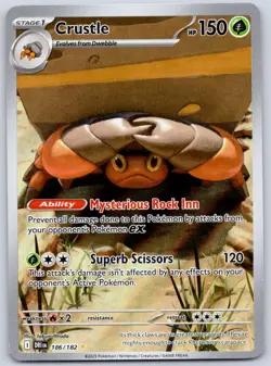 Crustle 186/182 (LP) - SV10: Destined Rivals - Illustration Rare - Pokemon TCG - Image 1