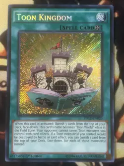 Yugioh: Toon Kingdom - DRL2-EN023 - Secret Rare - 1st Edition - LP - Image 1