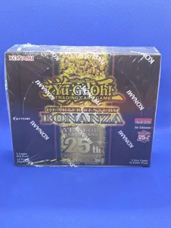 SEALED Yu-Gi-Oh! Quarter Century Bonanza 25th Anniversary Edition Booster Box - Image 1