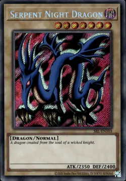 Serpent Night Dragon 25th Reprint Secret Rare SRL-EN103 Yu-Gi-Oh! - Image 1