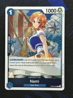 Nami OP09-050 English NM Rare Emperors In New World One Piece Card Game - Image 1