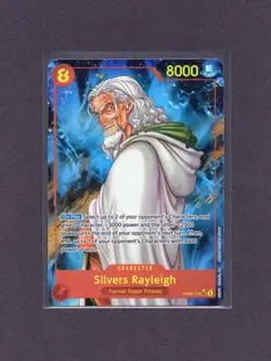 Silvers Rayleigh Alternate Art SEC OP08-118 Two Legends Foil One Piece Card Game - Image 1