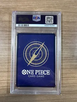 Monkey D. Luffy 2024 One Piece PRB01 - Jolly Roger Foil - #055 PSA 10 - Image 2