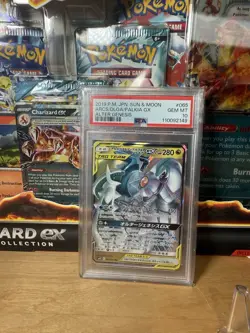 Pokemon PSA 10 Arceus Dialga Palkia GX Tag Team 065/095 Alter Genesis Japanese - Image 1