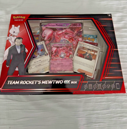 Pokemon TCG Cards Team Rocket's Mewtwo Ex Box New Sealed - Image 1