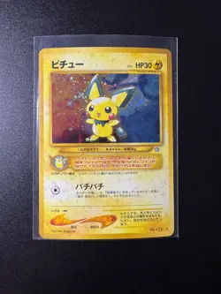 Pokemon Pichu TCG Holo Rare Card No. 172 Neo Genesis 2000 Japanese Edition - Image 1