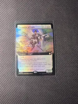 Exemplar of Light Extended Art Foundations Foil MTG - Image 1