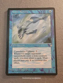 MTG Ice Age Mystic Remora #87 Common Magic The Gathering Free Shipping - Image 1
