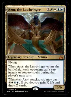 Azor, the Lawbringer LP Light Play Rivals of Ixalan MTG [12147] - Image 1