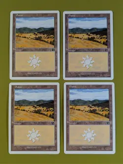 Plains (334) x4 Classic Sixth Edition 6th 4x Magic the Gathering MTG - Image 1